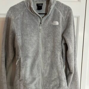 The North Face Gray Fleece Jacket women’s size Medium